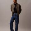 Camisa ajustada de Cotton Stretch con botones
