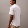Camisa ajustada de Cotton Stretch con botones