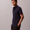 Camisa ajustada de Cotton Stretch con botones