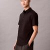 Camisa ajustada de Cotton Stretch con botones