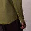 Camisa ajustada de popelín de algodón Cotton Stretch con botones Camisa ajustada de popelín de algodón Cotton Stretch con botones