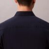 Camisa ajustada de popelín de Cotton Stretch con botones