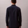Camisa ajustada de popelín de Cotton Stretch con botones