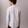 Camisa ajustada elástica Supima con rayas teñidas en hilo Camisa ajustada elástica Supima con rayas teñidas en hilo