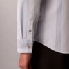 Camisa ajustada elástica Supima con rayas teñidas en hilo Camisa ajustada elástica Supima con rayas teñidas en hilo