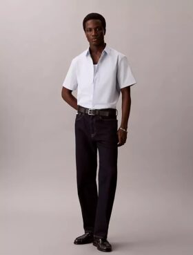 Camisa clásica con botones de Cotton Stretch