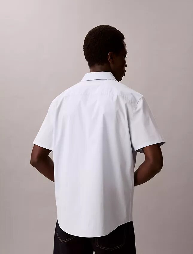 Camisa clásica con botones de Cotton Stretch Camisa clásica con botones de Cotton Stretch
