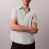 Camisa clásica con botones de Cotton Stretch Camisa clásica con botones de Cotton Stretch
