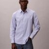 Camisa clásica con botones de rayas de Cotton Stretch Camisa clásica con botones de rayas de Cotton Stretch