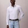 Camisa clásica con botones de rayas de Cotton Stretch Camisa clásica con botones de rayas de Cotton Stretch