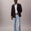 Camisa clásica con botones de rayas de Cotton Stretch Camisa clásica con botones de rayas de Cotton Stretch