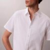 Camisa clásica con botones de seersucker Camisa clásica con botones de seersucker