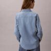 Camisa clásica de Denim con botones