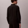 Camisa clásica de lino y algodón con botones Camisa clásica de lino y algodón con botones