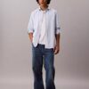 Camisa clásica de Oxford lisa con botones Camisa clásica de Oxford lisa con botones