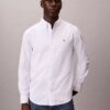 Camisa clásica de Oxford lisa con botones Camisa clásica de Oxford lisa con botones
