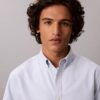Camisa clásica de Oxford lisa con botones Camisa clásica de Oxford lisa con botones