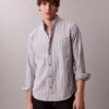 Camisa clásica de rayas Oxford con botones Camisa clásica de rayas Oxford con botones