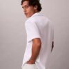 Camisa clásica de seersucker liso con botones Camisa clásica de seersucker liso con botones