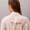 Camisa clásica de voile con botones Camisa clásica de voile con botones