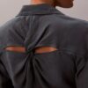 Camisa clásica de voile con botones Camisa clásica de voile con botones