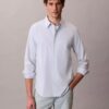 Camisa clásica elástica con botones Camisa clásica elástica con botones