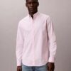 Camisa clásica lisa Oxford con botones