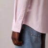 Camisa clásica lisa Oxford con botones