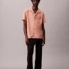 Camisa clásica Oxford a rayas con botones Camisa clásica Oxford a rayas con botones