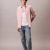 Camisa clásica Oxford a rayas con botones Camisa clásica Oxford a rayas con botones