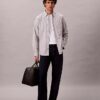 Camisa clásica Oxford a rayas con botones Camisa clásica Oxford a rayas con botones