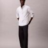 Camisa clásica Oxford a rayas con botones