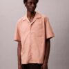 Camisa clásica Oxford a rayas con botones Camisa clásica Oxford a rayas con botones