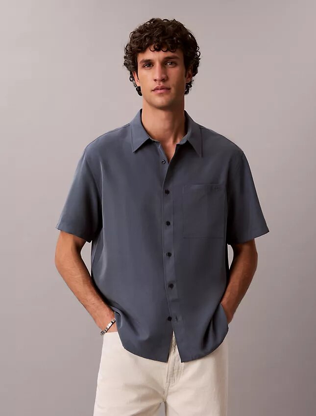 Camisa cómoda de mezcla de Modal Camisa cómoda de mezcla de Modal