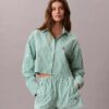 Camisa corta de dormir de popelín de algodón