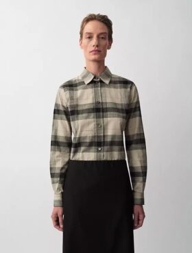 Camisa de cuadros Scarlett con botones