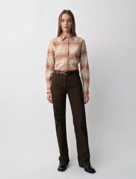 Camisa de cuadros Scarlett con botones