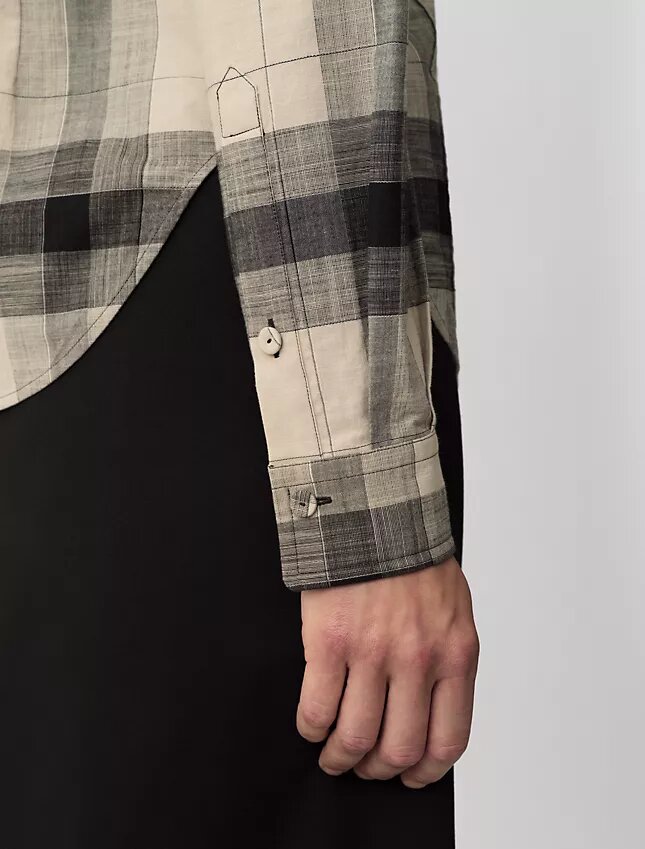 Camisa de cuadros Scarlett con botones Camisa de cuadros Scarlett con botones