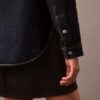 Camisa de Denim holgada con botones Camisa de Denim holgada con botones