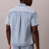 Camisa de Denim utilitaria con botones Camisa de Denim utilitaria con botones