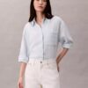 Camisa de doble gasa con lengüetas Camisa de doble gasa con lengüetas