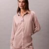 Camisa de dormir con brillo satinado Camisa de dormir con brillo satinado