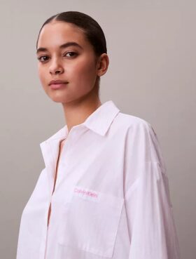 Camisa de dormir de popelín de algodón para San Valentín