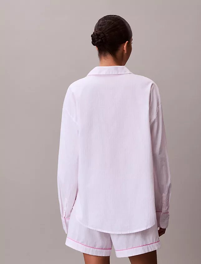 Camisa de dormir de popelín de algodón para San Valentín Camisa de dormir de popelín de algodón para San Valentín
