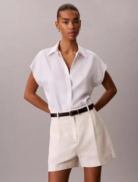 Camisa de lyocell con botones