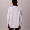 Camisa de lyocell con solapa enrollada y botones