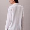 Camisa de lyocell con solapa enrollada y botones