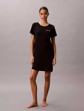 Camisa de noche de mezcla de viscosa y algodón