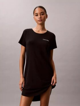 Camisa de noche de mezcla de viscosa y algodón