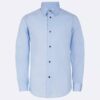 Camisa de popelín con botones para niños Camisa de popelín con botones para niños